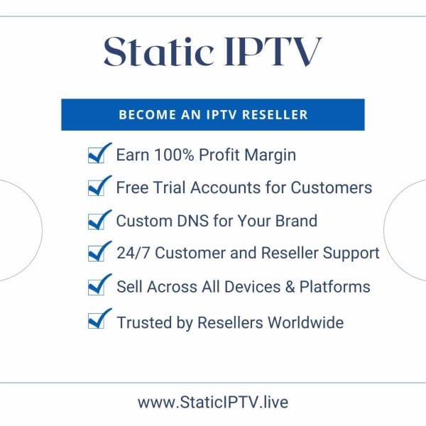 Become an IPTV Reseller