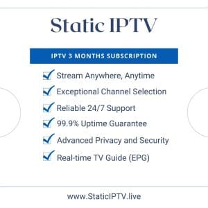 IPTV 3 Months Subscription