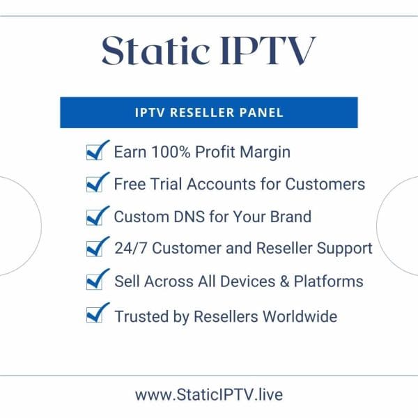 IPTV Reseller Panel