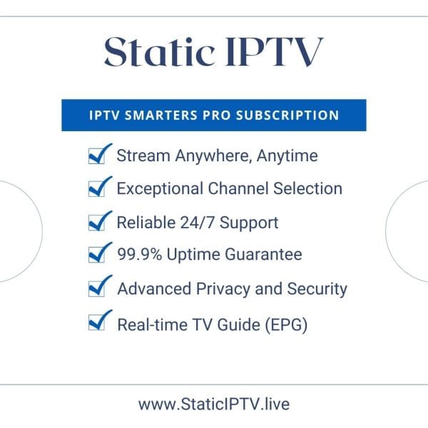 IPTV Smarters PRO Subscription